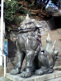 愛宕神社の狛犬 吽